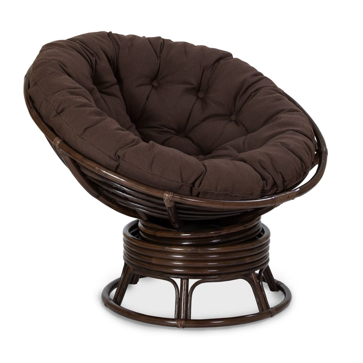 Кресло механическое PAPASAN (подушка ткань триплированная С26 цвет коричневый)