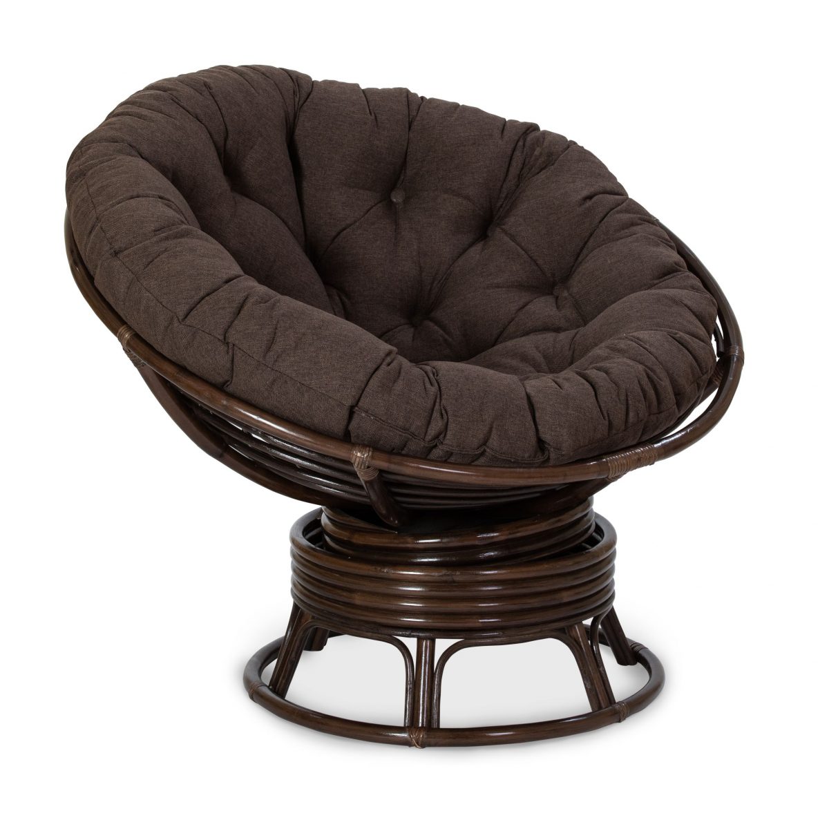 Кресло механическое PAPASAN (подушка ткань триплированная 37-7(147) цвет коричневый)
