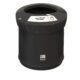 Урна для мусора Leafield EcoAce (41л) - 81900 черная с черной открытой крышкой