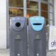 Урна для мусора Leafield Envirobin Maxi Recycling Bin (140л) - 81692 серая основа с голубым