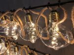 Гирлянда ретро на бечевке с лампочками Luca Lighting теплый белый свет (10 ламп, длина гирлянды 315 см)