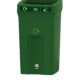 Контейнер для мусора Leafield Envirobin Open (100л) - 81155 темно-зеленый с открытой крышкой