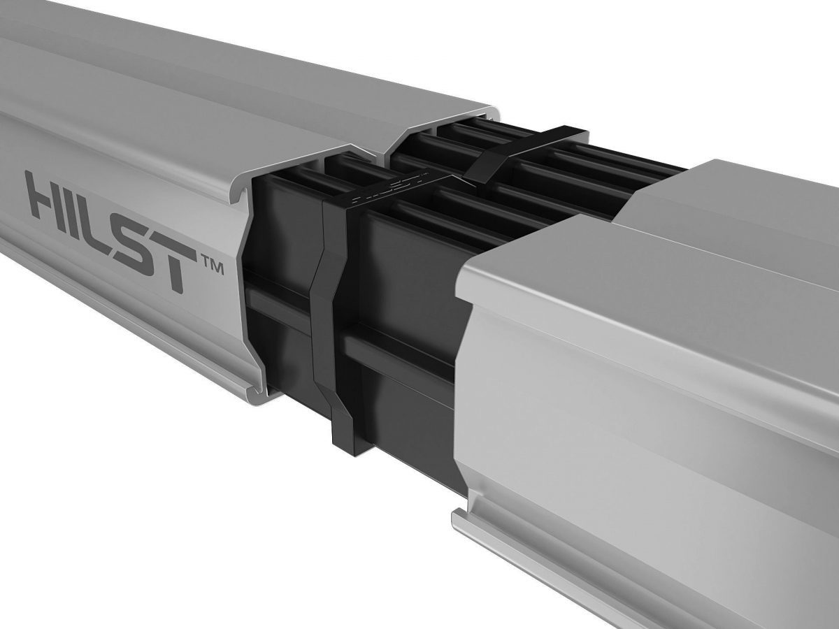Соединитель алюминиевой лаги Hilst connector 3D для Professional 60*40мм