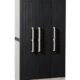 Шкаф TOOMAX WOOD LINE S, 3-х дверный с 4 полками, арт. 257, антрацит дверцы