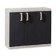 Тумба TOOMAX WOOD LINE S, 3-х дверная с 2 полками, арт. 258, антрацит дверцы