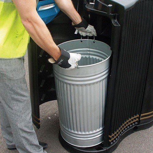 Урна для мусора Leafield TwinBin (170л) - 81498 combi litter/recycling, с ключом