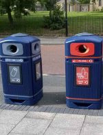 Уличная урна для раздельного сбора мусора Glasdon Jubilee