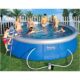 Бассейн BESTWAY 15x36 Fast Set Pool Set, надувной, лест,насос,тент,настил 457х91см (57124)