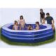 Бассейн BESTWAY Deluxe Octagon Family Pool надувной, восьмиуг+ремк.над.дно,305х305х58см (54023b)