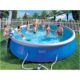 Бассейн BESTWAY Fast Set Pool Set, надувной, уборочн. компл.,лест,тент,настил 549х122см (57212)