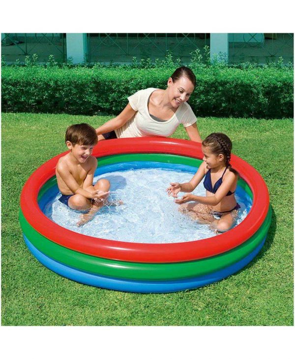 Бассейн детский BESTWAY, Summer Set Pool, размер 152х152х30см, от 3 лет (51103b)
