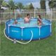 Бассейн каркасный круглый BESTWAY S/p frame Pool set, фильтр-насос, заплатка, р-р 366х76м  (56062)