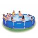 Бассейн каркасный круглый INTEX, METAL FRAME POOL (w/DVD), Ages 6+, 366х76см (28210/56994)