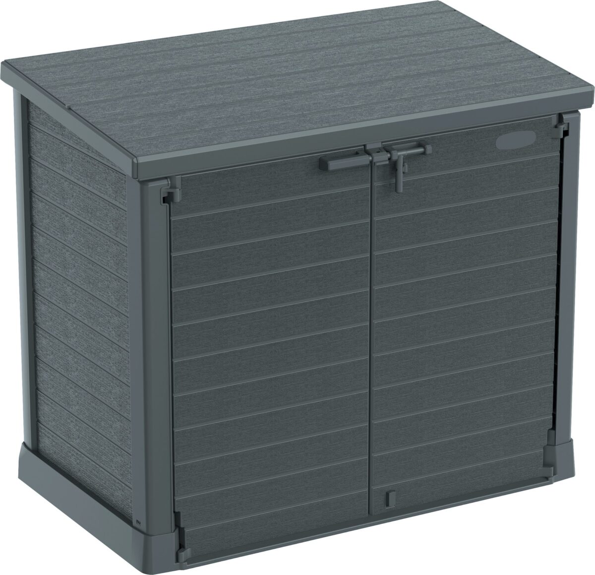 Шкаф-ящик пластиковый Duramax StoreAway 1200L с плоской крышкой / Серый