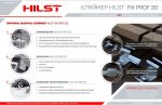 3D кляймер HILST, металл с компенсатором зазора, универсальный для террасной доски Ecodeck, Darvolex, Holzhof