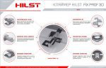 3D кляймер HILST, металл с компенсатором зазора, универсальный для террасной доски Ecodeck, Darvolex, Holzhof