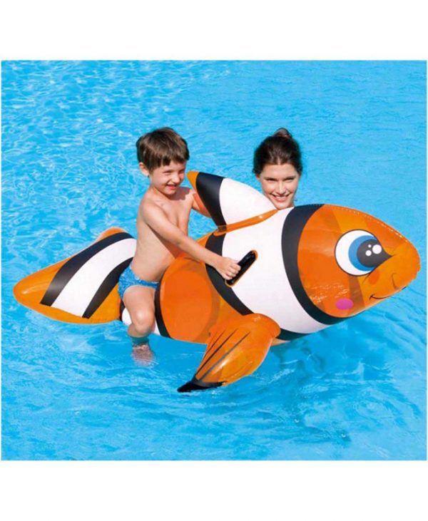 Игрушка BESTWAY Рыба-клоун надувная, для плавания , 160х94см., (41088b)