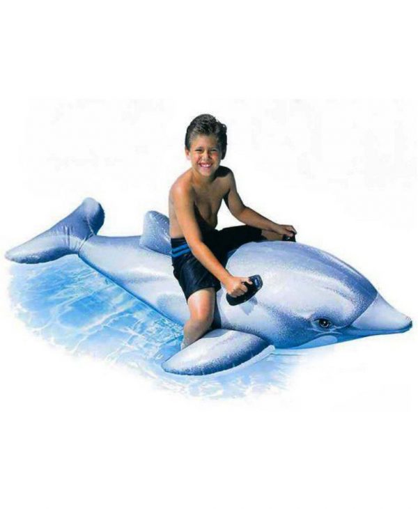 Игрушка INTEX, надувная, Дельфин, размер 201см (58539NP)