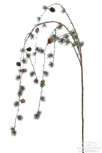 Искусственная ветка лиственницы, 150 см
