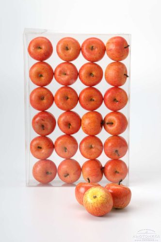 Искусственные яблоки, 24 шт, D=4,5 см