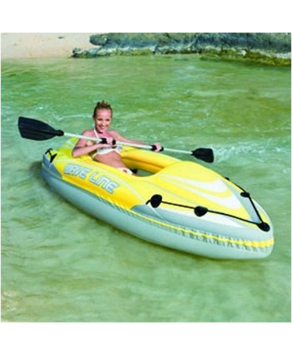 Лодка BESTWAY Wave Line Kayak Set каяк, одноместная, 280х76см, алюминиевые весла (65019B)