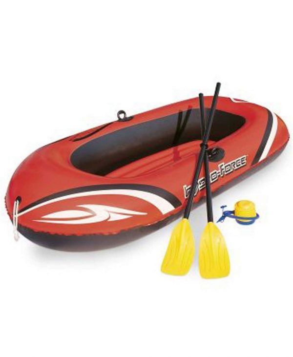 Лодка-плот BESTWAY Hidro-Force Raft Set 100х50 255х127см ,2+1 м, +весла +ножной насос (61068B)