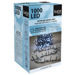 Гирлянда Luca Snake light холодный свет (1000 ламп, длина гирлянды 2000 см) для ёлки 230-260 см
