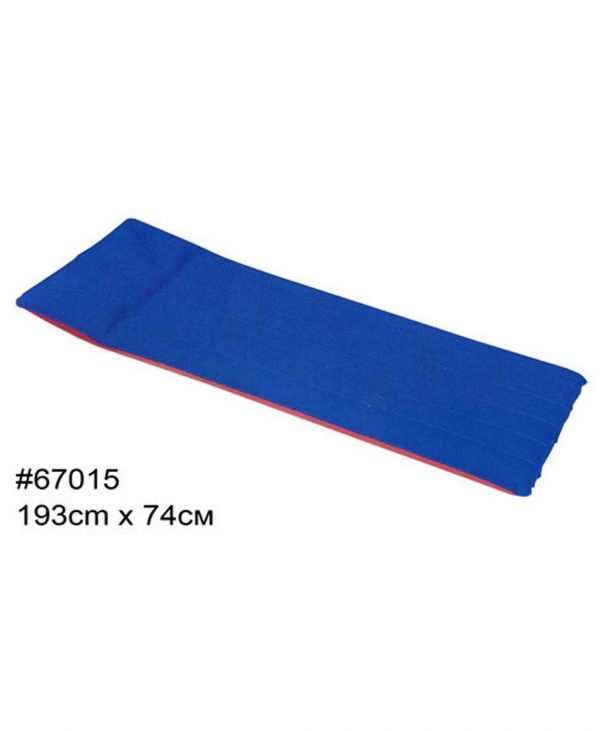 Матрас BESTWAY кемпинговый, размер 193*74, красно синий, встроенная подушка, дышащая ткань (67015B)