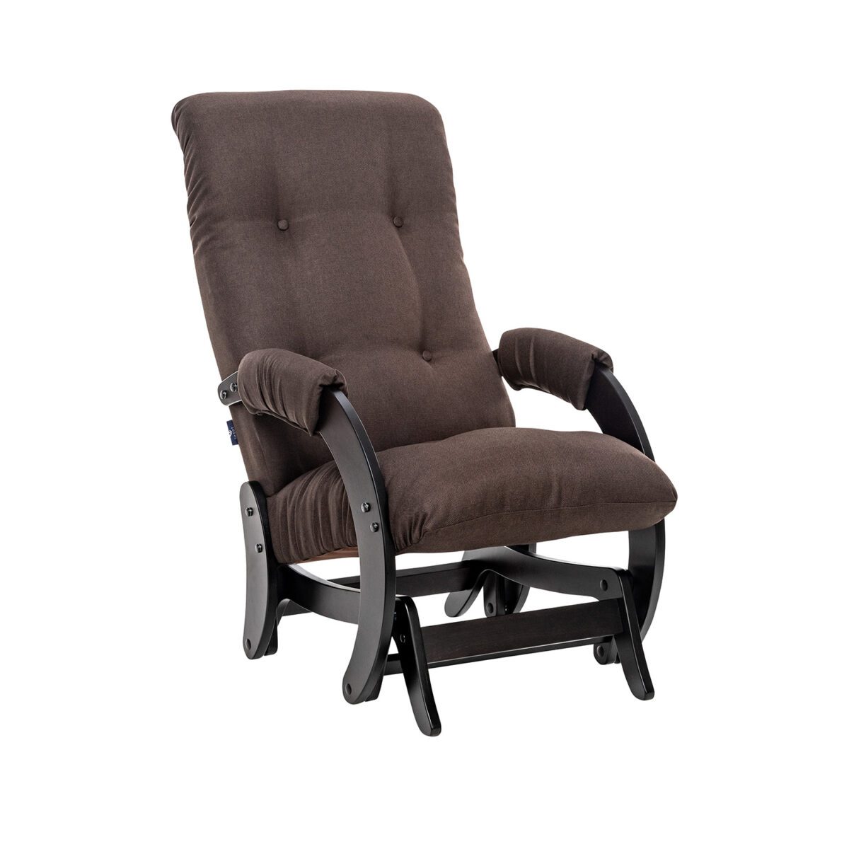 Кресло-качалка Модель 68 (Leset Футура) Венге текстура, ткань Malmo 28